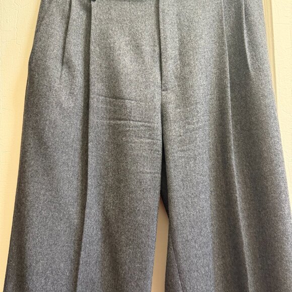 Maje Wool Blend Straight Leg  Pants - Picture 6 of 12